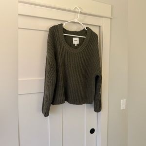 Aerie Wide Rib Crew Sweater size Medium